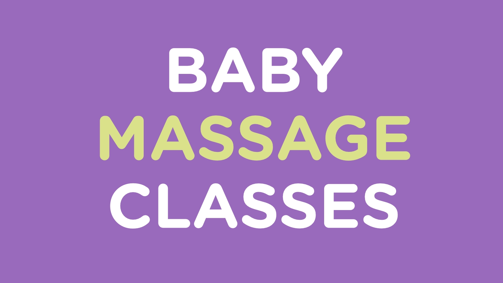 Title for Baby Massage Classes